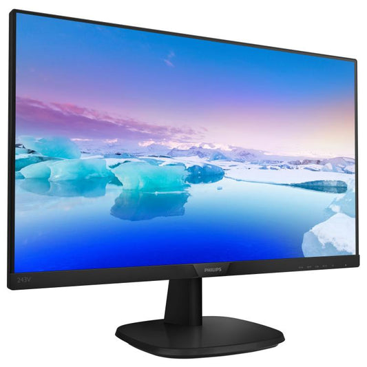 Philips Monitor V Line 24" Led Ips Full Hd Three Side 720P Hdmi 243V7Qdsb Pc