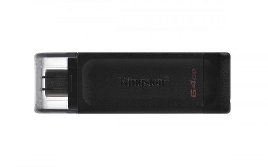 Kingston Pendrive Datatraveler 64Gb Usb 3.1 + Type C Dt70/64Gb Chiavetta Memoria