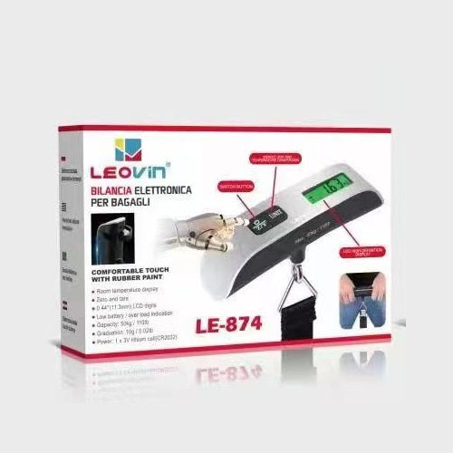 Bilancia Pesa Valigie Trolley Pesabagagli Con Digitale Lcd Bilancino Da Viaggio