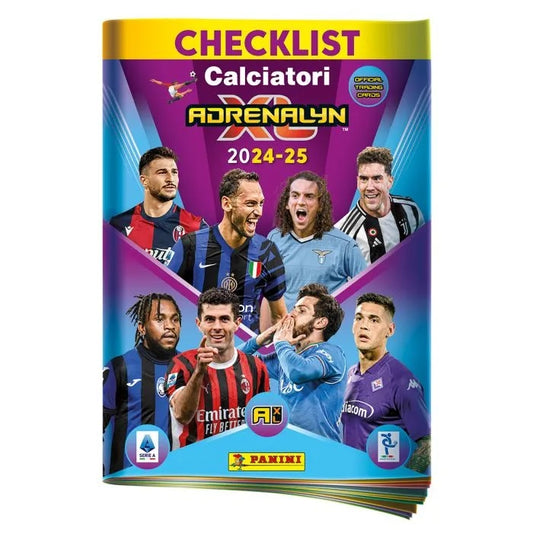 Calciatori Panini Adrenalyn Xl 2024-2025 Starter Pack Album + 5 Bustine 30 Card
