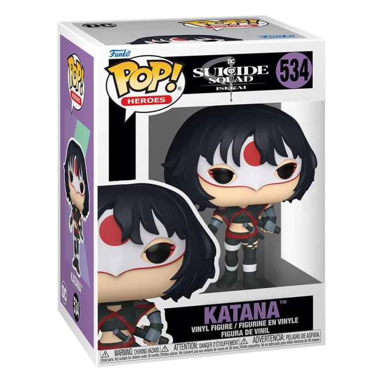 Funko Pop ! Heroes - Suicide Squad Isekai (534) Katana Vinyl Figure 9Cm Statua