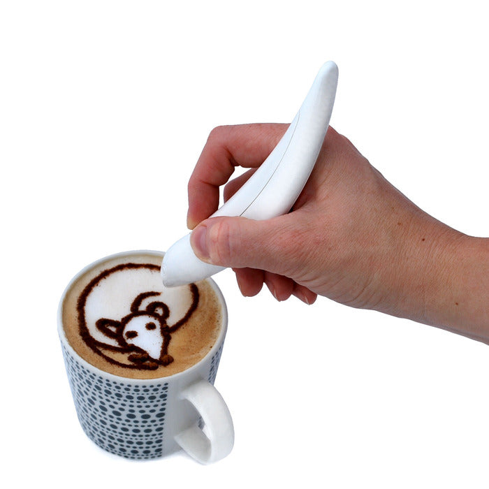 Spice Pen- Penna Elettrica Decora Cappuccino Caffe Latte Cacao Torta Decorazioni