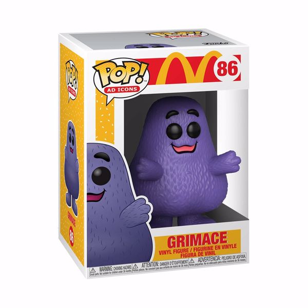 Funko Pop ! Ad Icons Mcdonald'S - (86) Grimace Figure Vinyl 9Cm Da Collezione