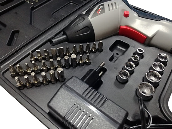 Mini Avvitatore Trapano Elettrico Batteria Ricaricabile Snodabile Con Valigetta