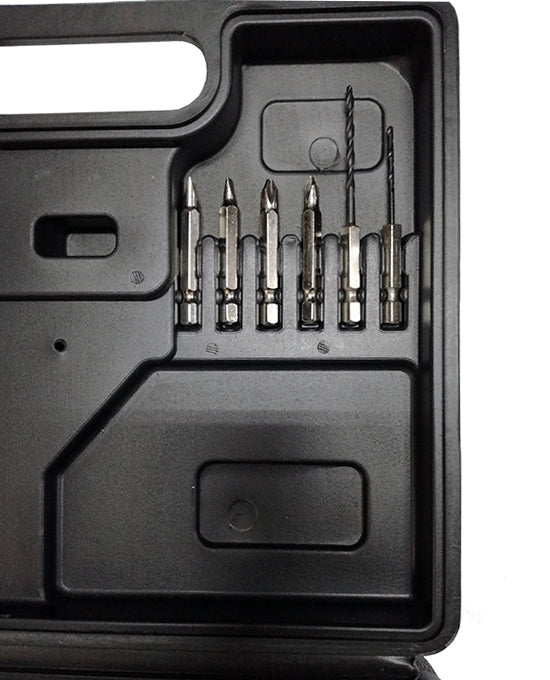 Mini Avvitatore Trapano Elettrico Batteria Ricaricabile Snodabile Con Valigetta