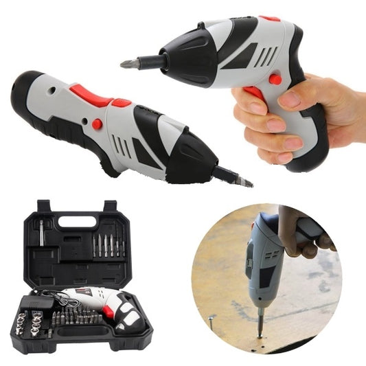 Mini Avvitatore Trapano Elettrico Batteria Ricaricabile Snodabile Con Valigetta