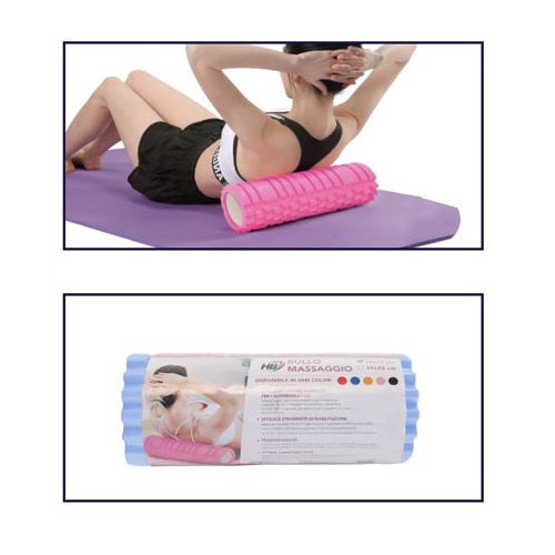 Foam Roller Rullo Massaggio 33X14Cm Cilindro Rigido Massaggiatore Yoga Pilates B