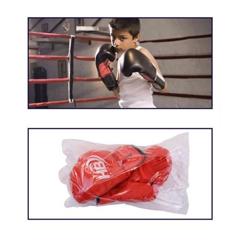 Hb Guantoni Da Boxe Coppia Guanti Pugilato Bambini Per Allenamento Sacco Rosso