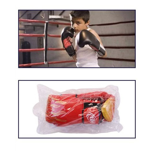Hb Guantoni Da Boxe Coppia Guanti Pugilato Bambini Per Allenamento Sacco Rossi