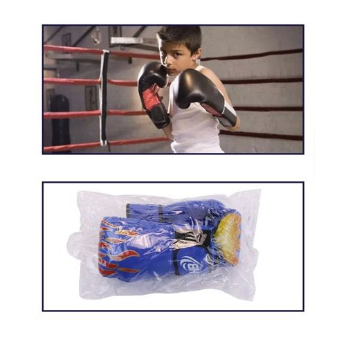 Hb Guantoni Da Boxe Coppia Guanti Pugilato Bambini Per Allenamento Sacco Blu