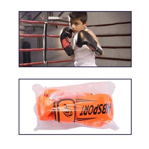 Hb Guantoni Da Boxe Coppia Guanti Pugilato Bambini Per Allenamento Sacco Arancio