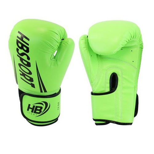 Hb Guantoni Da Boxe Coppia Guanti Pugilato Bambini Per Allenamento Sacco Verde