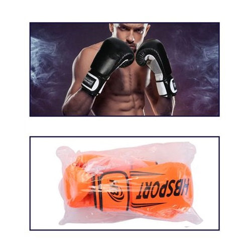 Hb Guantoni Da Boxe Coppia Guanti Pugilato Uomo Allenamento Sacco Gara Arancione