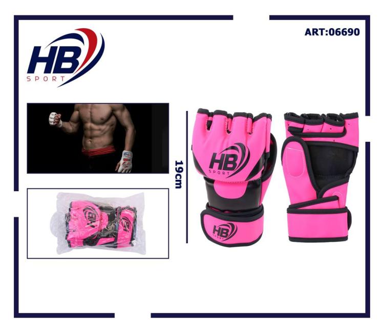 Guantoni Mma Guanti A Mezzo Dito Da Combattimento/Allenamento Thai Ufc | Rosa