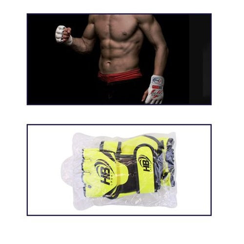 Guantoni Mma Guanti A Mezzo Dito Da Combattimento/Allenamento Thai Ufc | Giallo