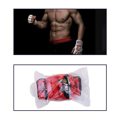 Guantoni Mma Guanti A Mezzo Dito Da Combattimento/Allenamento Ufc Thai | Rosso