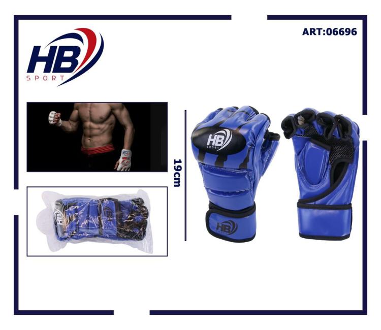 Guantoni Mma Guanti A Mezzo Dito Da Combattimento/Allenamento Ufc Thai | Blu