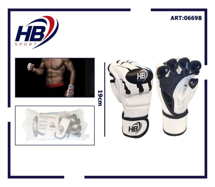 Guantoni Mma Guanti A Mezzo Dito Da Combattimento/Allenamento Ufc Thai | Bianchi