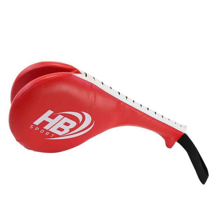 Hb Colpitore Doppio Paracolpi Taekwondo Karate Arti Marziali Kick Boxing Rosso