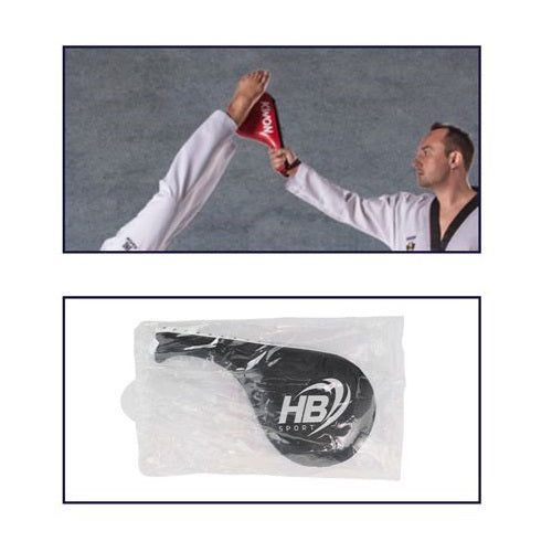 Hb Colpitore Doppio Paracolpi Taekwondo Karate Arti Marziali Kick Boxing Nero