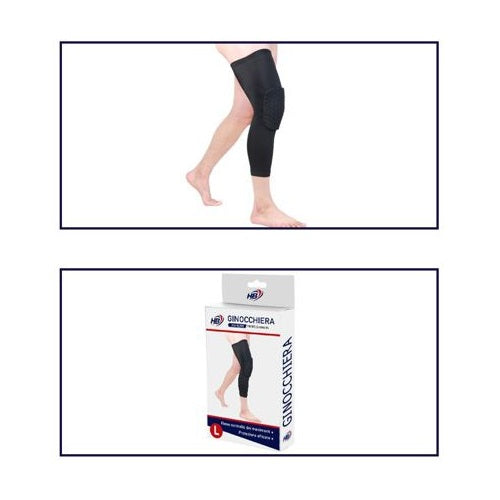 Ginocchiera Fascia Elastica Ginocchio Comoda Tutore Protezione Compressione (Xl)