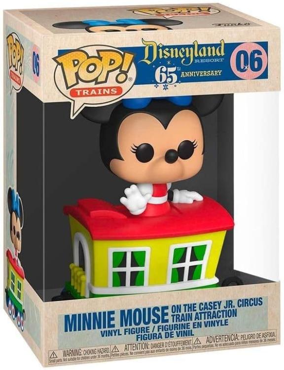 Funko Pop! Trains Disneyland 65Th (06) Minnie Mouse On The Casey Jr Vinyl Figure