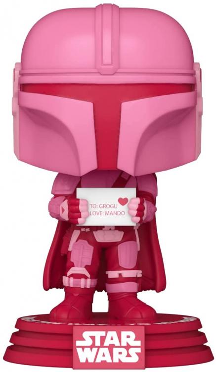 Funko Pop ! Star Wars - Valentines S2 The Mandalorian (495) Vinyl Figure 9Cm