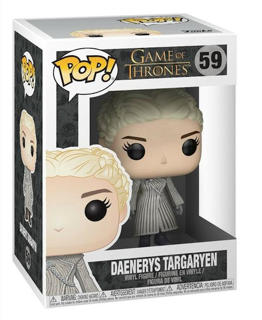 Funko Pop ! Game Of Thrones - (59) Daenerys Targaryen Figure Trono Di Spade 9Cm