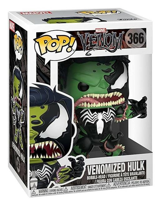 Funko Pop ! Marvel - Venom (366) Venomized Hulk Vinyl FIgure 9Cm
