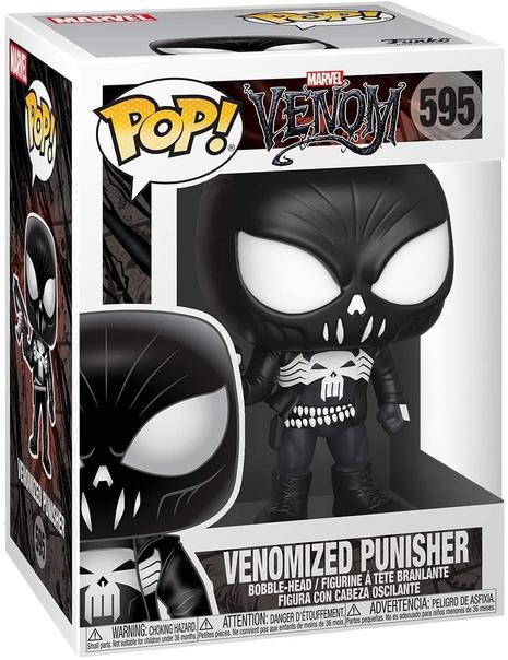 Funko Pop Marvel Venom 595 Venomized Punisher Vinyl Action Figure Collezione