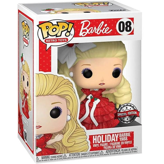 Funko Pop! Retro Toys: Barbie (08) Holiday Barbie 1988 (Special Edition) Figure
