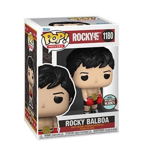Funko Pop ! Movies Rocky 45Th - (1180) Rocky Gold Belt Specialty Series Limited