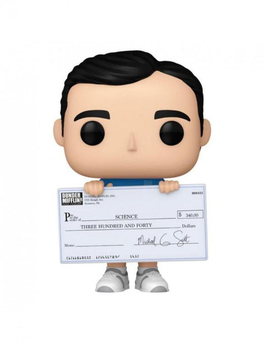 Funko Pop ! Tv The Office S8 - (1395) Michael W/ Check Figure Vinyl 9Cm In Stock