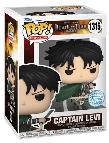 Funko Pop ! Animation - Attack On Titan - (1315) Captain Levi Ackerman Special