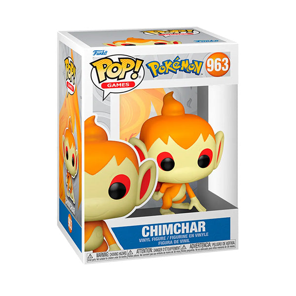 Funko Pop ! Games Pokemon - (963) Chimchar Vinyl Figure 9Cm In Stock