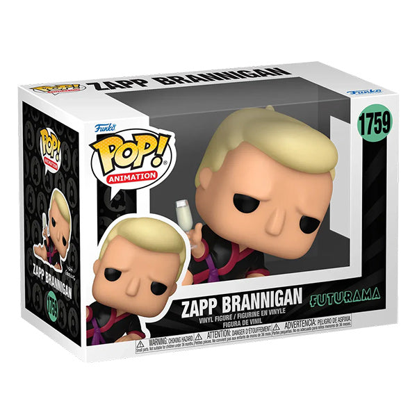 Funko Pop ! Animation Futurama - (1759) Zapp Brannigan Vinyl Figure 9Cm