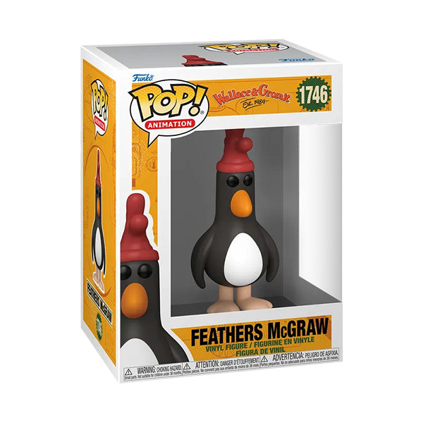 Funko Pop ! Animation Wallace & Gromit (1746) Feathers Mcgraw Vinyil Figure 9Cm