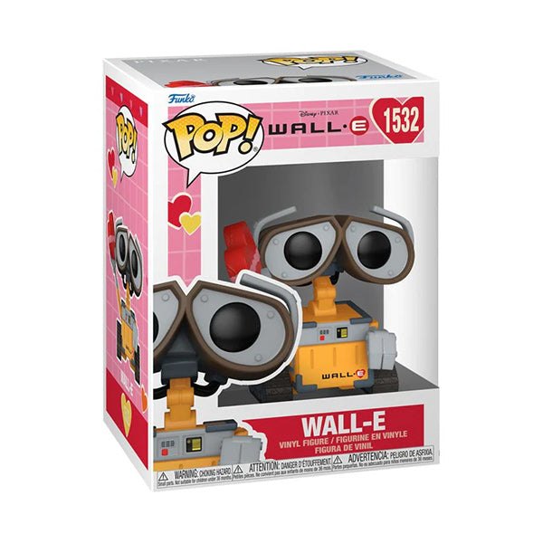 Funko Pop ! Disney - Wall-E Valentine 25 - (1522) Wall-E Figure 9Cm Statuetta
