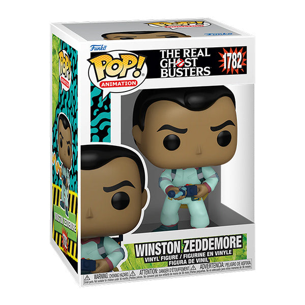 Funko Pop ! Animation The Real Ghost Busters (1782) Winston Zeddemore Figure 9Cm