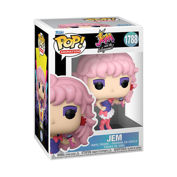 Funko Pop! Animation Jem And The Holograms (1788) Jem Vinyl Figure 9Cm Statuetta