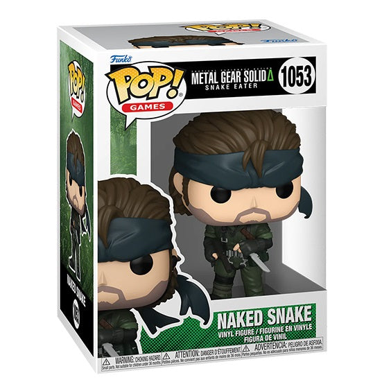 Funko Pop ! Games Metal Gear Solid Snake Eater - (1053) Naked Snake Figure Mgs Ps5