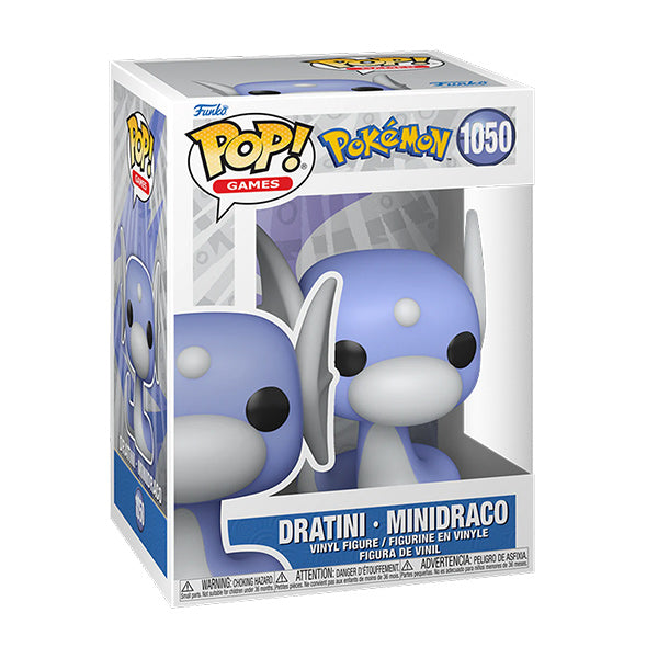 Funko Pop ! Games - Pokemon (1050) Dratini Minidraco Vinyl Figure 9Cm