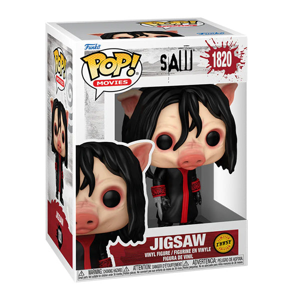 Funko Pop ! Movies Saw L'Enigmista - (1820) Jigsaw Chase - Vinyl Figure 9cm