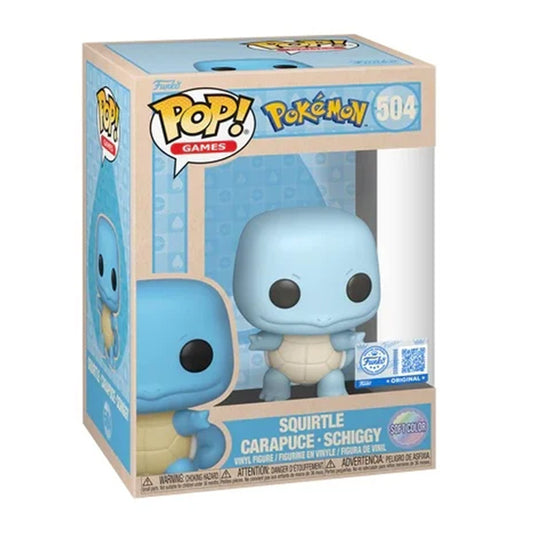 Funko Pop ! Games Pokemon - (504) Squirtle (Soft Color) EXM Special 9cm