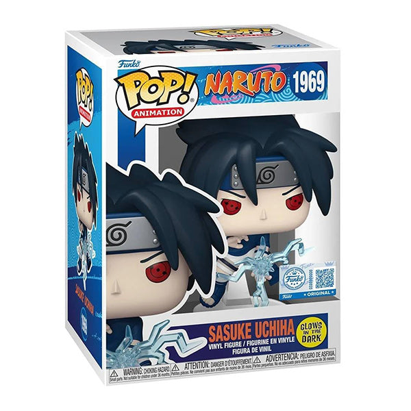 Funko Pop! Animation Naruto Shippuden - (1969) Sasuke Uchiha Special Glow 9cm