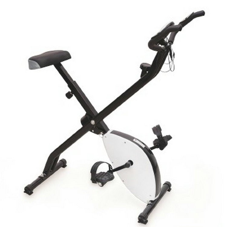 Fitlover Cyclette Richiudibile Pedali Palestra Bicicletta Fitness Pieghevole