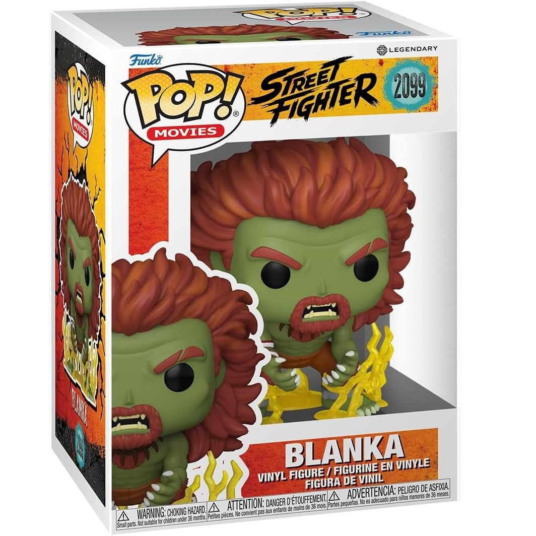 Funko Pop! Movies - Street Fighter (2099) Blanka - Vinyl Figure 9Cm