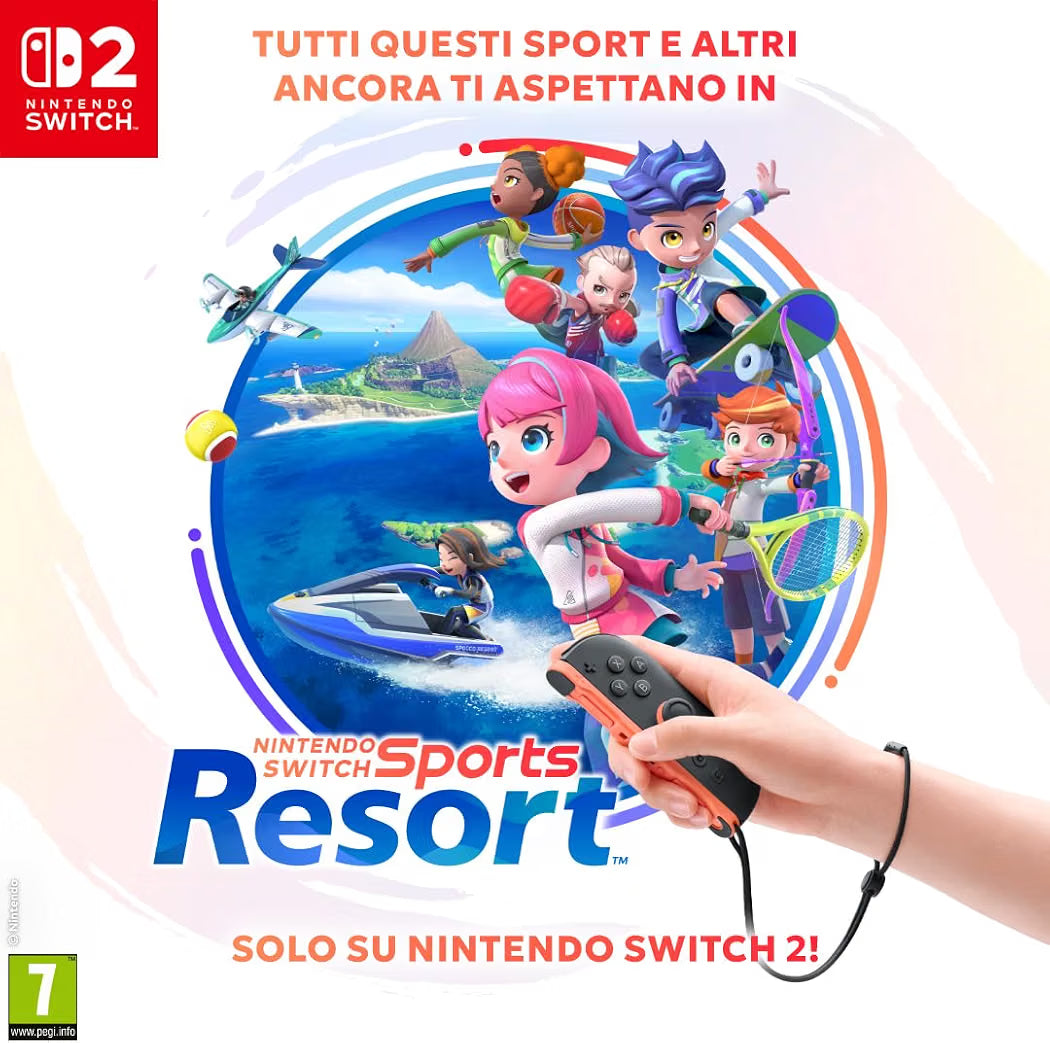 Switch Sports Resort Nintendo Switch 2 Videogioco Italiano Gioco NSW2