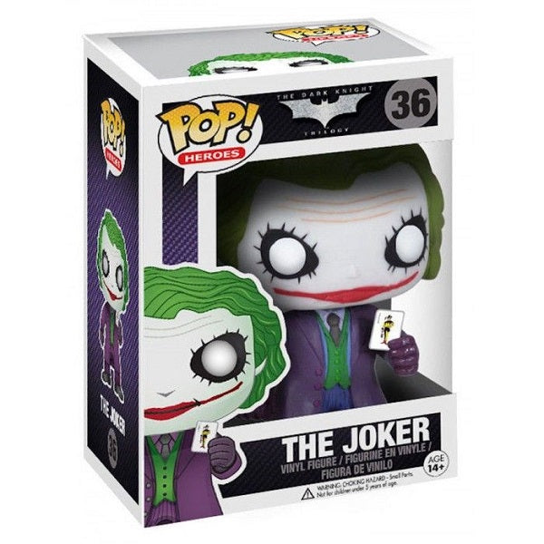 Funko Pop ! Batman The Dark Knight Trilogy - (36) The Joker Figure Heath Ledger