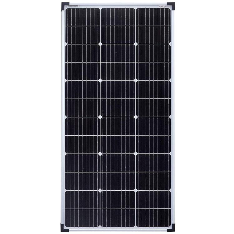 Pannello Solare Fotovoltaico 100W 12V Monocristallino Batteria Barca Camper